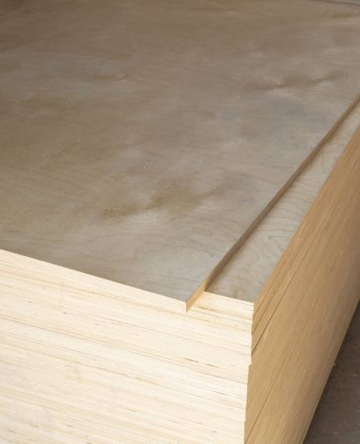 Plywood.Building material for interior work around the house.